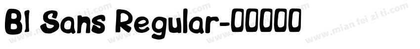 BI Sans Regular字体转换